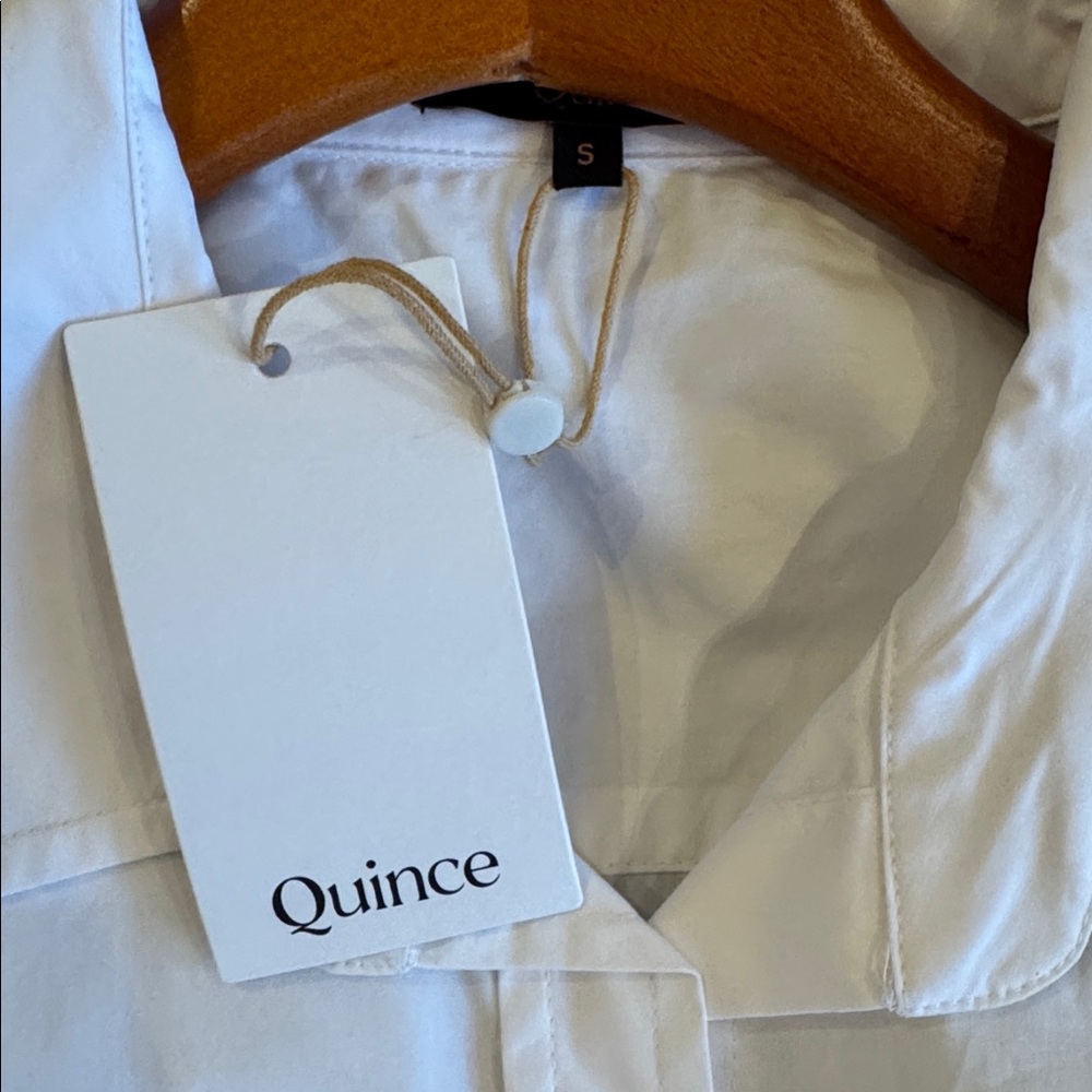 Quince 100% Organic Cotton Poplin Shirt, NWT, Various - Picture 4 of 15